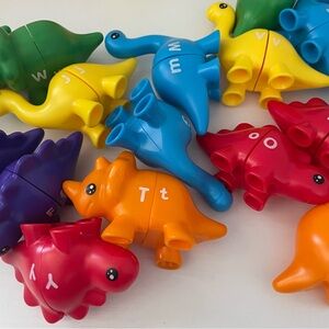 Colorful Alphabet Dinosaur Learning Set